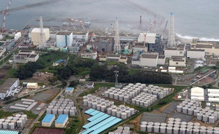 Le 20 août 2013, la centrale nucléaire de Fukushima.