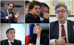 Les principaux responsables des partis d'opposition.