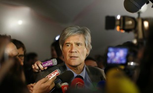 Stéphane Le Foll, porte-parole du gouvernement s'adresse à la presse le 6 décembre 2015 à Paris