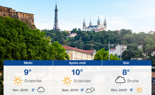 Météo Lyon: Prévisions du jeudi 21 janvier 2021