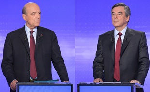 Alain Juppé et François Fillon, les deux finalistes de la primaire de la droite.