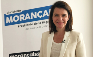 Christelle Morançais, 46 ans, présidente de la région Pays-de-la-Loire.