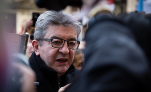 Le chef de file de La France insoumise Jean-Luc Mélenchon.