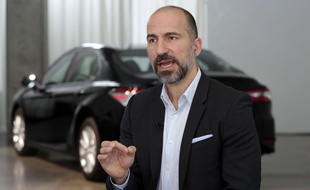 Le directeur général d'Uber, Dara Khosrowshahi, le 5 septembre 2018.