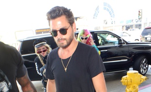 Scott Disick à l'aéroport international de Los Angeles en mai 2017