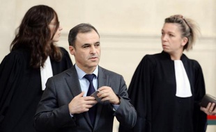 L'ex-avocat de Liliane Bettencourt Pascal Wilhelm au tribunal de Bordeaux le 18 février 2015