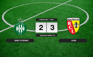 ASSE - RC Lens: Le RC Lens bat l'ASSE 2-3 à l'extérieur