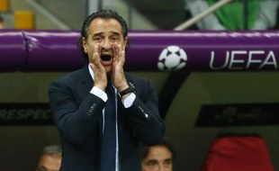 Le sélectionneur de l'Italie, Césare Prandelli, le 26 juin 2012 à Varsovie.