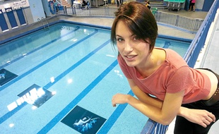 Jessica a passé des heures sous l'eau, transformée en créature des abysses.