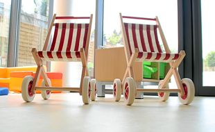Illustration de jouets pour enfants ici dans une crèche.