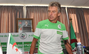 Christian Gourcuff lors d'une conférence de presse le 7 octobre 2014.