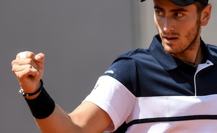 Elliot Benchetrit lors du premier tour de Roland-Garros, le 28 mai 2019.