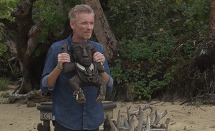 Denis Brogniart sur le tournage de «Koh Lanta: La guerre des chefs».