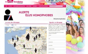 Capture d'écran du site des Jeunes socialistes le 17 janvier 2012