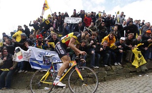 Tom Boonen lors du Tour des Flandres 2011.