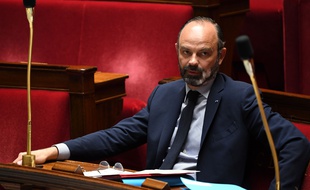 Edouard Philippe, le 7 avril 2020 à l'Assemblée nationale.