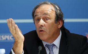 Le président de l'UEFA Michel Platini le 28 août 2015.