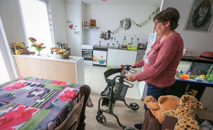 Un appartement adapté. Eschau le 15 mai 2018.