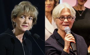 Montage d'Isabelle Juppé et Pénélope Fillon de 20 Minutes/SIPA