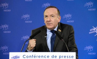 Pierre Gattaz, le 17 février 2015 à Paris