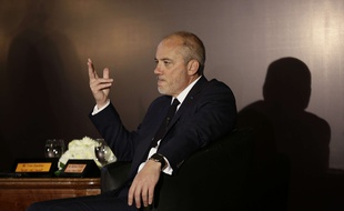 Le PDG d'Orange Stéphane Richard au Caire, le 3 juin 2015.
