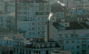 Un jour de pollution, en hiver 2012.