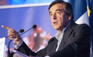 François Fillon à Rouez-en-Champagne (Sarthe), le 27 août 2014.