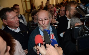 Jean-Claude Mas à la sortie de son procès en appel le 2 mai 2016.
