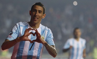 Angel Di Maria lors d'Argentine-Paraguay le 30 juin 2015.