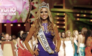 La Russe Ksenya Sukhinova, élue Miss Monde 2008.