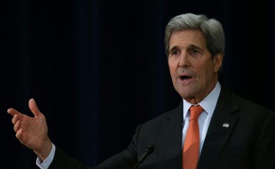 Le secrétaire d'Etat américain John Kerry le 18 novembre 2015 à Washington