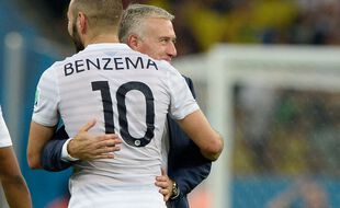 Karim Benzema et Didier Deschamps, de nouveau réunis.