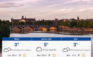 Météo Toulouse: Prévisions du dimanche 28 novembre 2021