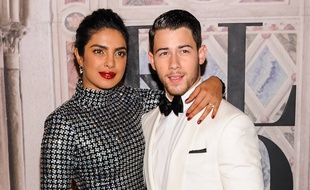 L\u0027actrice Priyanka Chopra et son mari Nick Jonas.