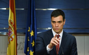 Le chef du parti socialiste espagnol (PSOE) Pedro Sanchez, le 2 février 2016
