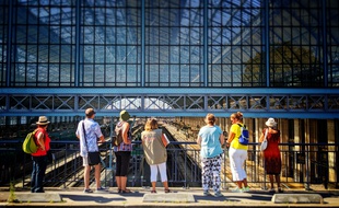 Visite de la gare Saint-Jean à Bordeaux par l'association L'Alternative Urbaine.