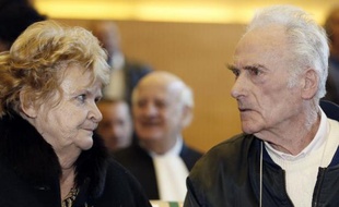 L'ex-électricien de Picasso, Pierre Le Guennec et sa femme au tribunal de Grasse, le 10 février 2015