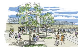 L'accès à la gare de Perrache va être simplifié et modernisé d'ici à 2019, à Lyon.