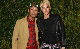 Pharrell Williams et Helen Lasichanh, le 31 mai 2013, à Los Angeles.