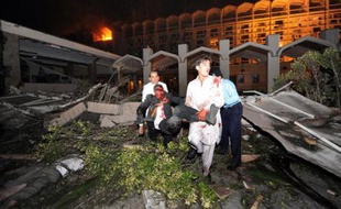 L'attentat à Islamabad, devant l'hôtel Marriott, le 20 septembre 2008