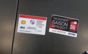Strasbourg, le 17 juin 2016: La CTS présente une carte de transports pour les abonnés du Racing et de la SIG