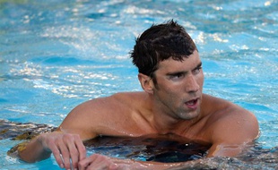 Pour son retour, Michael Phelps n'a pris que la 7e place du 100 m nage libre des championnats des Etats-Unis, le 6 août 2014, à Irvine (Californie).