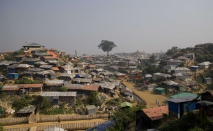 Un camp de réfugiés rohingyas près de Cox's Bazar, au Bangladesh, le 17 novembre 2018.