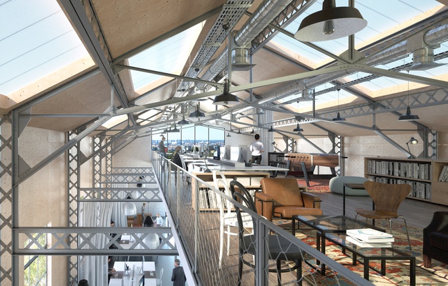 Le projet Food Factory prévoit un espace de coworking de 2.600 m2