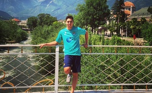 Samir Nasri à Merano le 14 mai 2015.