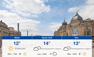 Météo Montpellier: Prévisions du samedi 6 février 2021