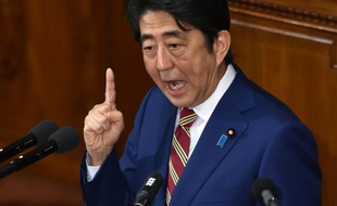 Le Premier ministre japonais Shinzo Abe le 22 janvier 2016