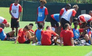 Les joueurs rennais ont repris l'entraînement ce jeudi à la Piverdière.