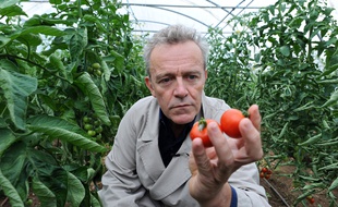 Alain Passard, le chef du restaurant trois étoiles l'Arpège, spécialisé dans la cuisine des légumes.