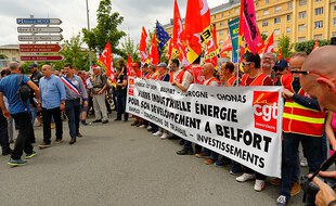 ne précédente manifestation avait réuni entre 5.000 et 8.000 personnes en juin 2019 pour soutenir les salariés de l'entité turbines à gaz de General Electric de Belfort.